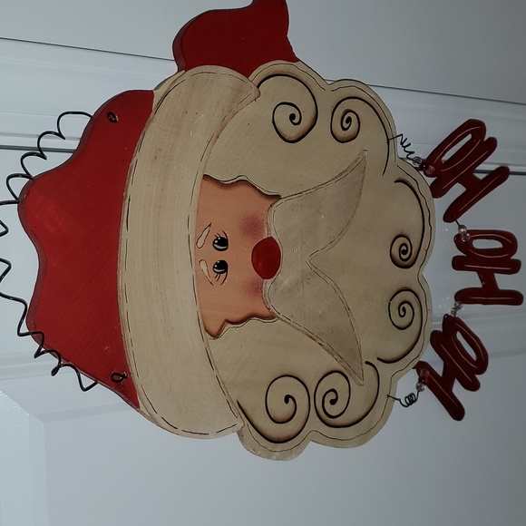 Santa Hanging Plaque - Picture 2 of 4